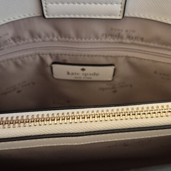 Kate Spade New York Perry Med Satchel Saffiano Leather Crossbody Bag - Picture 10 of 11